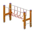 Produktbild: Spielplatz Hängebrücke  Schwebebalken Balancierbrücke Kletterbrücke Wackelbalken