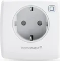Produktbild: Homematic IP HmIP Schalt-Mess-Steckdose HmIP-PSM-2 weiÃâũ