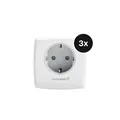 Produktbild: Homematic IP Schalt-Mess-Steckdose - 3er-Set
