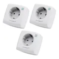 Produktbild: Homematic IP Schalt-Mess-Steckdose Smart Plug HmIP-PSM-2 • 3er Pack