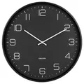 Produktbild: Karlsson Wanduhr Lofty, Schwarz, Metall, 40x40x4.5 cm, Dekoration, Uhren, Wanduhren