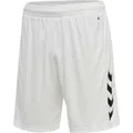Produktbild: hummel Sporthose hmlCORE XK Poly Shorts (robuster Doppelstrick, ohne Seitentaschen) kurz weiss Herren