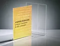 Produktbild: Sigel TA220 Tischaufsteller T-Form Verwendung für Papierformat: DIN A4 Glasklar 1 St.