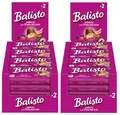 Produktbild: Balisto Riegel Yoberry 2x 20x37g Keks mit Vollkorn und einer Crème mit Waldbeerengeschmack, umhüllt von Milchschokolade - Schokoriegel Snack Schokolade
