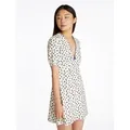 Produktbild: Minikleid »TJW SS CREPE MINI DRESS« mit Schleifendetail, Vogelmuster, Gr. XL (42) - N-Gr, White, , 38499347-XL N-Gr
