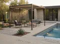 Produktbild: Jet-line Pavillon 3x4 Pergola Aluminium Gartenpavillon Amun Terrassenüberdachung mit Schiebedach UV Sonnenschutz Anthrazit