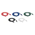 Produktbild: Amazon Basics RJ45 Cat6 Ethernet-Kabel, kompatibel mit PC, Laptop, Fernseher, Routern, Modemgeschwindigkeit bis zu 10 Gigabit/s, 1.5 m, Mehrfarbig, 5er-Pack