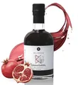 Produktbild: Deligreece Granatapfel Balsamico Essig | Traditionell hergestellter Balsamico von Kreta | Fruchtiger und feinherber mit Granatäpfeln | Handgemachter Weißweinessig aus Griechenland (250ml)