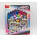 Produktbild: Pokémon-Sammelkartenspiel Ordner-Kollektion Karmesin & Purpur – Prismatische Entwicklungen (Ordner mit 378 Kartenfächern & 5 Boosterpacks)
