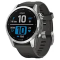 Produktbild: Garmin Fenix 7S – schlanke GPS-Multisport-Smartwatch mit 1,2“ Display und Touch-/Tastenbedienung, TOPO-Karten, über 60 Sport-Apps, Music Pay. Bis zu 11 Tage Akkulaufzeit, wasserdicht