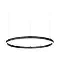 Produktbild: Ideal Lux ORACLE Schlanke DALI-dimmbare runde 90 cm integrierte LED-Pendel-Deckenleuchte Schwarz, 3000 K