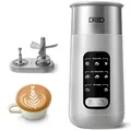 Produktbild: DREO Milchaufschäumer, 8-in-1 Milchschäumer Elektrisch für Latte, Cappuccino, heiße Schokolade mit Leichtem Schaum, 270ml Warm und Kaltschaum Milchschäumer Edelstahl, LED, Leicht zu Reinigen