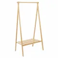 Produktbild: Standgarderobe MCW-B82, Kleiderständer Garderobe, Bambus klappbar 150x84x57cm