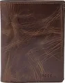 Produktbild: FOSSIL Leder Geldbörse Derrick International Combi Dark Brown braun