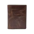 Produktbild: Fossil Geldbörse für Herren Derrick, 100% Leder Bifold Dunkelbraun 10 cm L x 2.5 cm B x 13 cm H ML3686201