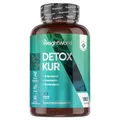 Produktbild: Detox Kur mit Artischocke, Mariendistel, Löwenzahn - 180 vegane Kapseln - 10 Mrd. KBE Kulturen Komplex - Mit Flohsamenschalen, Leinsamen, Aloe Vera - Frei von Magnesiumstearat & Gluten - WeightWorld