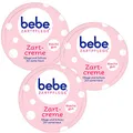 Produktbild: 3x 150 ml bebe Zartpflege Zartcreme Pflege & Schutz für zarte Haut angenehmer Duft (3er Pack)