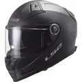 Produktbild: LS2 Motorradhelm FF811 Vector II Solid Helm, vorbereitet für Kommunikationssystem,Notfallsystem-Polsterung (EQ schwarz XS (53/54)