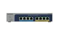 Produktbild: Netgear NETGEAR 8-port Ultra60 PoE++ Multi-Gigabit (2.5G) Ethernet Plus Switch Unmanaged L2/L3 2.5G Ethernet (100/1000/2500) Power over Ethernet (PoE) Grau (MS108EUP-100EUS)