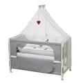 Produktbild: Roba Room Bed Kinderbett Beistellbett Adam & Eule 60x120 cm weiß lackiert TOP
