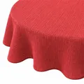 Produktbild: Gartentischdecke Ø 140 cm Tischdecke mit Paspel Outdoor Tischtuch rund Weichs...