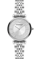 Produktbild: Emporio Armani Uhr für Damen , Zweizeiger Uhrwerk, 32mm Silbernes Edelstahlgehäuse mit Edelstahlarmband, AR11445