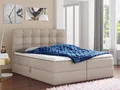 Produktbild: Sofnet Boxbett Best (mit zwei Bettkästen, Bonell-Matratze und Topper), Doppelbett, Polsterbett mit Kopfteil, Boxspringbett