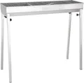 Produktbild: Buffalo Holzkohlegrill, zerlegbar, 100x32x90 cm (BxTxH), 98x30 cm Kochfläche