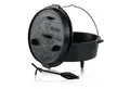 Produktbild: BBQ-Toro Grilltopf Dutch Oven DO6U, 7,3L Ultimate Gusseisen Kochtopf PRO3+ Beschichtung, Gusseisen (3-tlg), 3-fach eingebrannt mit PRO3+ Verfahren