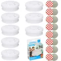 Produktbild: 20 STÜCK Grundig Rauchmelder 85dB Inkl. 9V Batterie +3M Klebepad Set Feuermelder