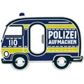 Produktbild: LANOLU Lustiger Flaschenöffner POLIZEI AUFMACHEN, Geschenke für Polizisten