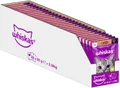 Produktbild: 28x85g WHISKAS Portionsbeutel 1+ Geflügel in Sauce Katzenfutter Nassfutter