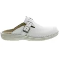 Produktbild: BERKEMANN Berkemann Max, Glattleder, Wechselfußbett, weiß, Weite G 5708-101 Clog weiß 41,5 EU