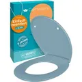Produktbild: Calmwaters WC Sitz Premium Bermuda-Blau Absenkautomatik Made In EU 250 kg Antibakteriell Abnehmbar Duroplast 26LP6227