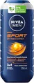 Produktbild: NIVEA MEN Sport Duschgel, pH-hautneutrale Pflegedusche für Männer mit vitalisierendem Duft, erfrischende Formel mit Mineralien für Körper, Gesicht und Haar (250 ml)