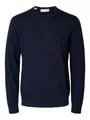 Produktbild: SELECTED HOMME Male Pullover mit Rundhalsausschnitt 100% Merinowoll