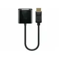 Produktbild: GOOBAY DisplayPort/DVI-D Adapterkabel 1.2, vernickelt, 0.2 m, Schwarz - DisplayPort-Stecker - DVI-D-Buchse Dual-Link (24+1 pin)
