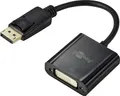 Produktbild: Goobay 69873 DisplayPort / DVI Adapter [1x DisplayPort Stecker - 1x DVI-Buchse 24+1pol.] Schwarz 0.15m