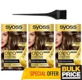 Produktbild: Syoss Oleo 6-54 Ashy Dunkelblond Ammoniakfrei Intensive Cool-Toned Haarfarbe ...