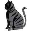 Produktbild: Fridolin 11635 3D-Papiermodell - Katze schwarz