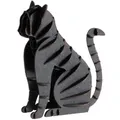 Produktbild: Fridolin 3D Papiermodell Katze schwarz