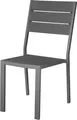 Produktbild: Bolero Valletta Grauer Gestellstuhl (4 Stück)