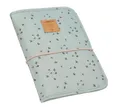 Produktbild: LÄSSIG Baby Windeltasche mit Wickelunterlage für unterwegs/Changing Pouch Floral mint, Türkis (Mint), 1 Stück (1er Pack)