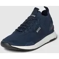 Produktbild: BOSS Sneaker mit Label-Details Modell 'TITANIUM_RUNN_KNSTA' in Marine, Größe 44