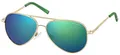 Produktbild: Polaroid PLD 8015/N Junior GOLD/BLUE GREEN 52/12/135 Kind Sonnenbrillen