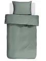 Produktbild: ESSENZA Bettwäsche Guy Sea Green, 155x220 + 1x 80x80 cm - 100% Baumwollrenforce 144TC - Uni