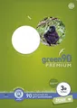 Produktbild: Ursus Green 040782333 Heft - LIN3R, A4, 16 Blatt, 90 g/qm, 21 Doppellinien mit R