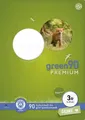 Produktbild: Ursus Green Heft - LIN3R, A4, 16 Blatt, 90 g/qm, 21 Doppellinien mit Rand