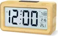 Produktbild: aboveClock Wecker Digital, Digitaler Wecker Holz mit Große Temperaturanzeige,