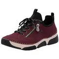 Produktbild: Rieker Slip-On Sneaker Schlupfschuh, Halbschuh, Freizeitschuh mit weicher Innensohle rot|schwarz 40 EU